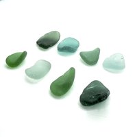 natural beach glass pieces