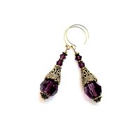 2 inches (5.1cm) in length from the top of the round pierced ear wires