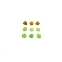 tiny sea glass buttons