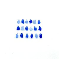 blue sea glass beads
