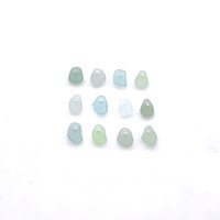 tiny sea glass beads 
