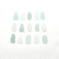 natural pastel sea glass