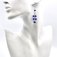 multi drop beach glass jewelry