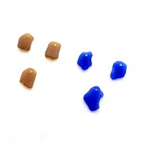 top drilled sea glass charms