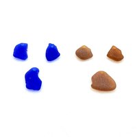 cobalt blue honey brown colours