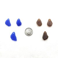 cobalt blue and brown colours