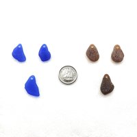 cobalt blue and brown colours