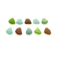 naturally surf tumbled drilled beads