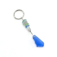 sea glass keychain for women