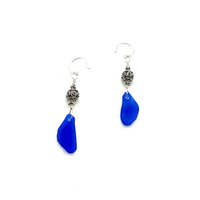 cobalt blue pierced dangles