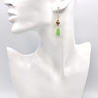 genuine sea glass earings
