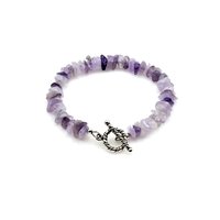 amethyst toggle bracelet