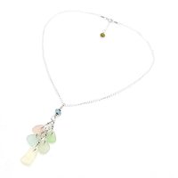 Sea Glass Necklace Pastel 16 Inch One of a Kind Gifts Canada