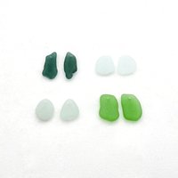 top drilled beach glass