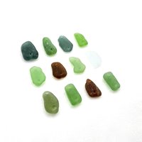 drilled beach glass