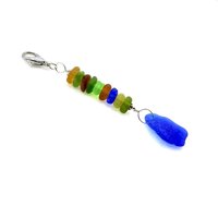 multi colour clip on charm