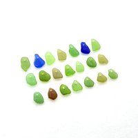 top drilled beach glass