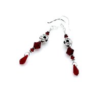 blood red tear drops 