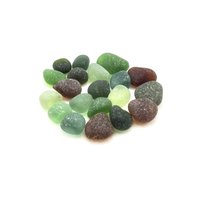 thick chunky natural sea glass pieces