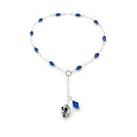 skull ankle bracelet