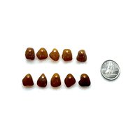 drilled beach glass charms