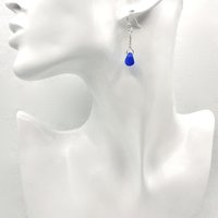 1 3/8" (3.5cm) in length from the top of the fish hook ear wires