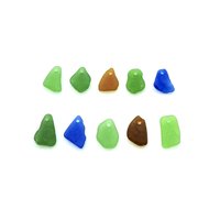 colourful sea glass charms