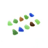 top drilled beach glass beads