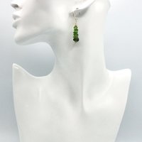  1 3/4" (4.4cm) in length from the top of the pierced ear wires