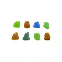 real sea glass beads