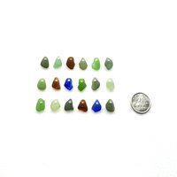  beach glass beads