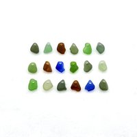tiny sea glass charms