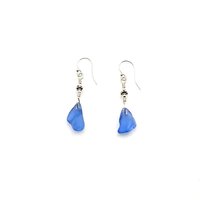 beach glass earings