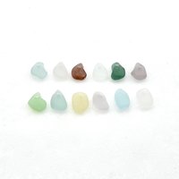 Sea Glass Charms for Jewelry Making Tiny Drilled Beads Canada