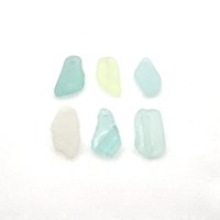 real beach glass large charms