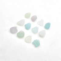 pastel sea glass pendants