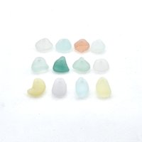 drilled beach glass