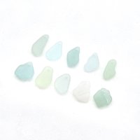 drilled beach glass beads