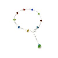 adjustable anklet 8.75" up to 10" in size