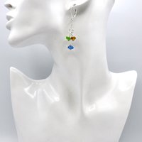 sterling silver pierced lever back ear wires