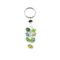 multi colour cluster keyring 