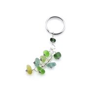 beach glass keychain