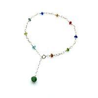 colourful ankle bracelet for her