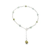 beach glass anklet for women