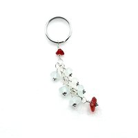 sea glass keychain for women