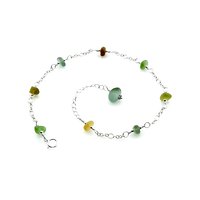 multi colour ankle bracelet