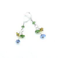 beach glass dangle drops