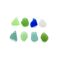 sea glass pendants and charms