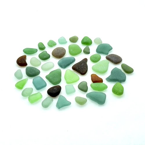 real beach ocean glass