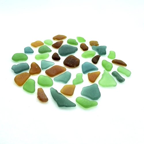 natural unaltered beach glass